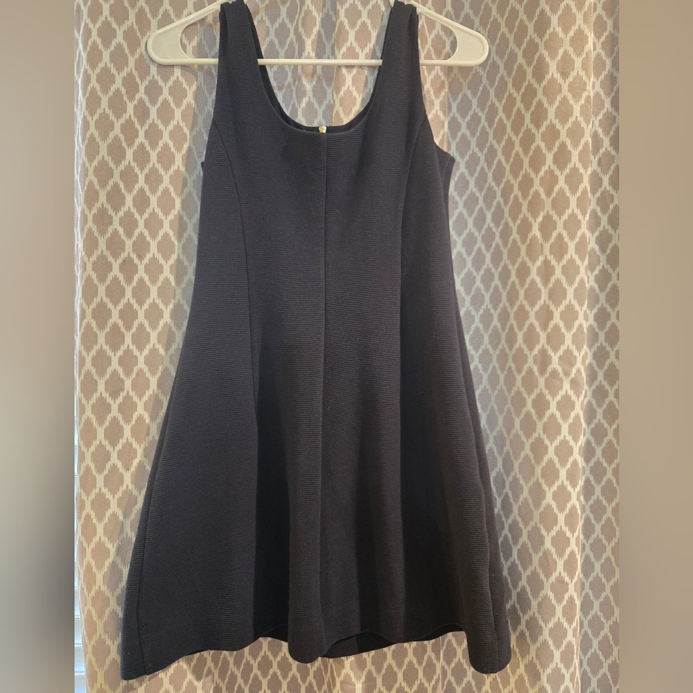 Lilly Pulitzer Nicolette Front Zip Navy Dress Small - Picture 2 of 9